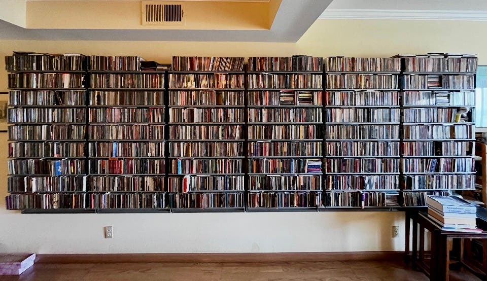 Huge Estate Jazz CD Lot (25 Boxes) + Media Racks Available - Healdsburg