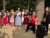 From right to left: Rabbi Karen Thomashaw, Rabbi Jordana Schuster Battis, and Cantor Lisa Doob led Tashlich services at the Lexington Reservoir. 