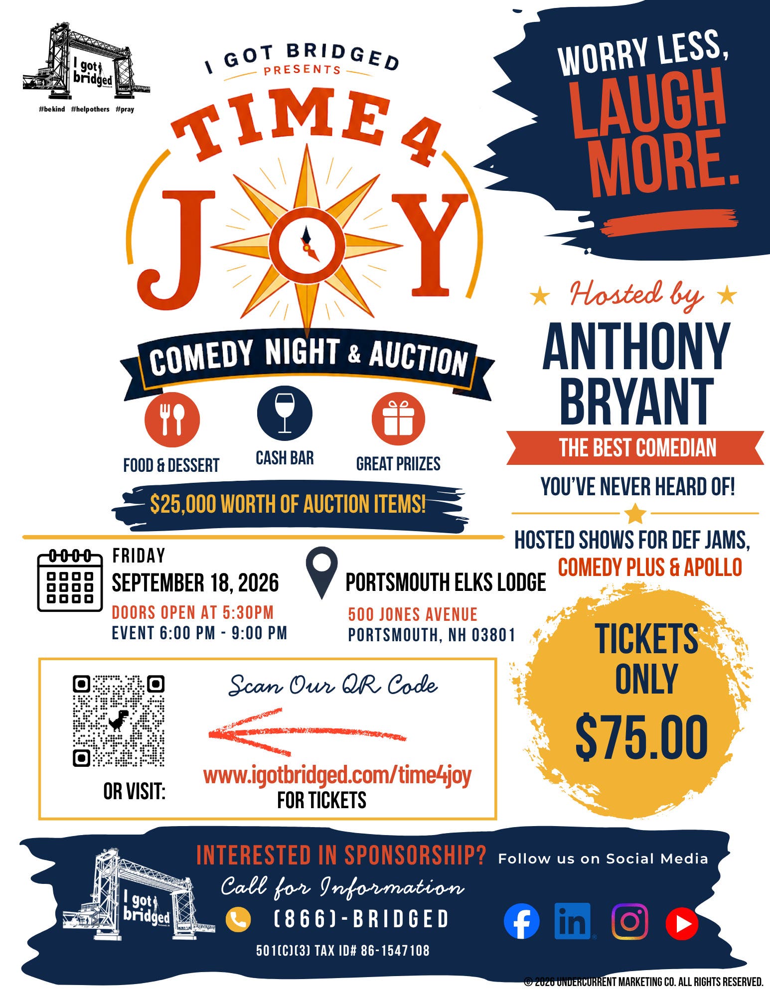 Time 4 Joy Comedy Night & Auction