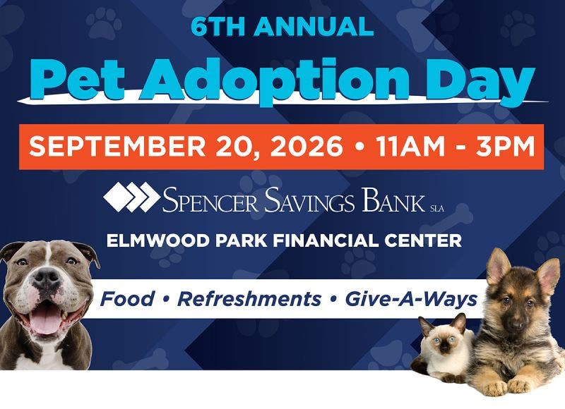 Spencer Savings Bank Hosts Pet Adoption Day