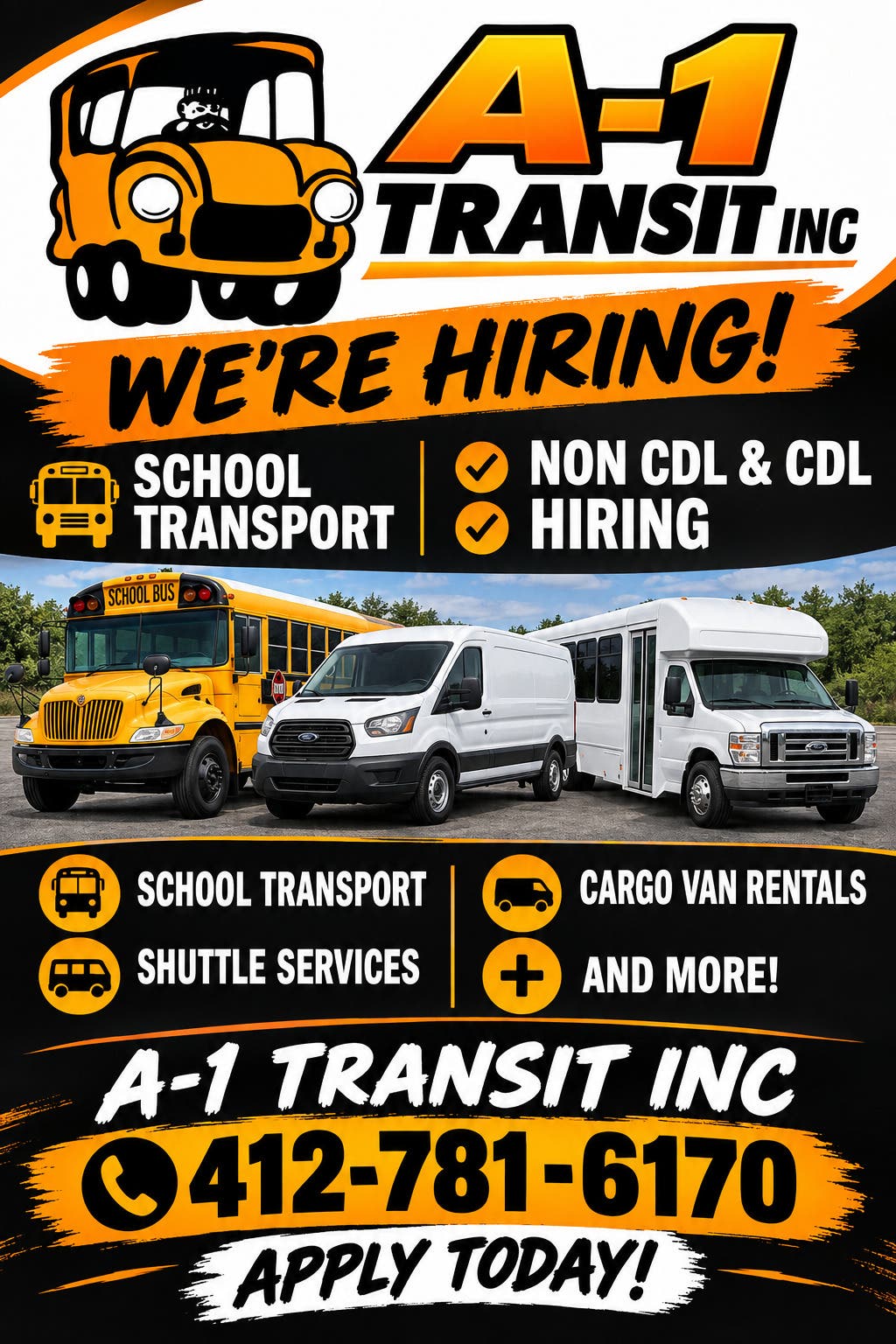 A-1 Transit Inc Hiring Event