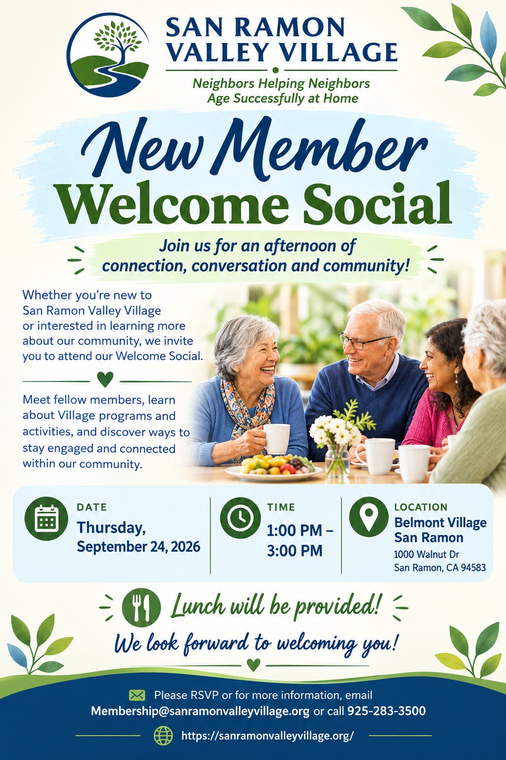 New Member Welcome Social