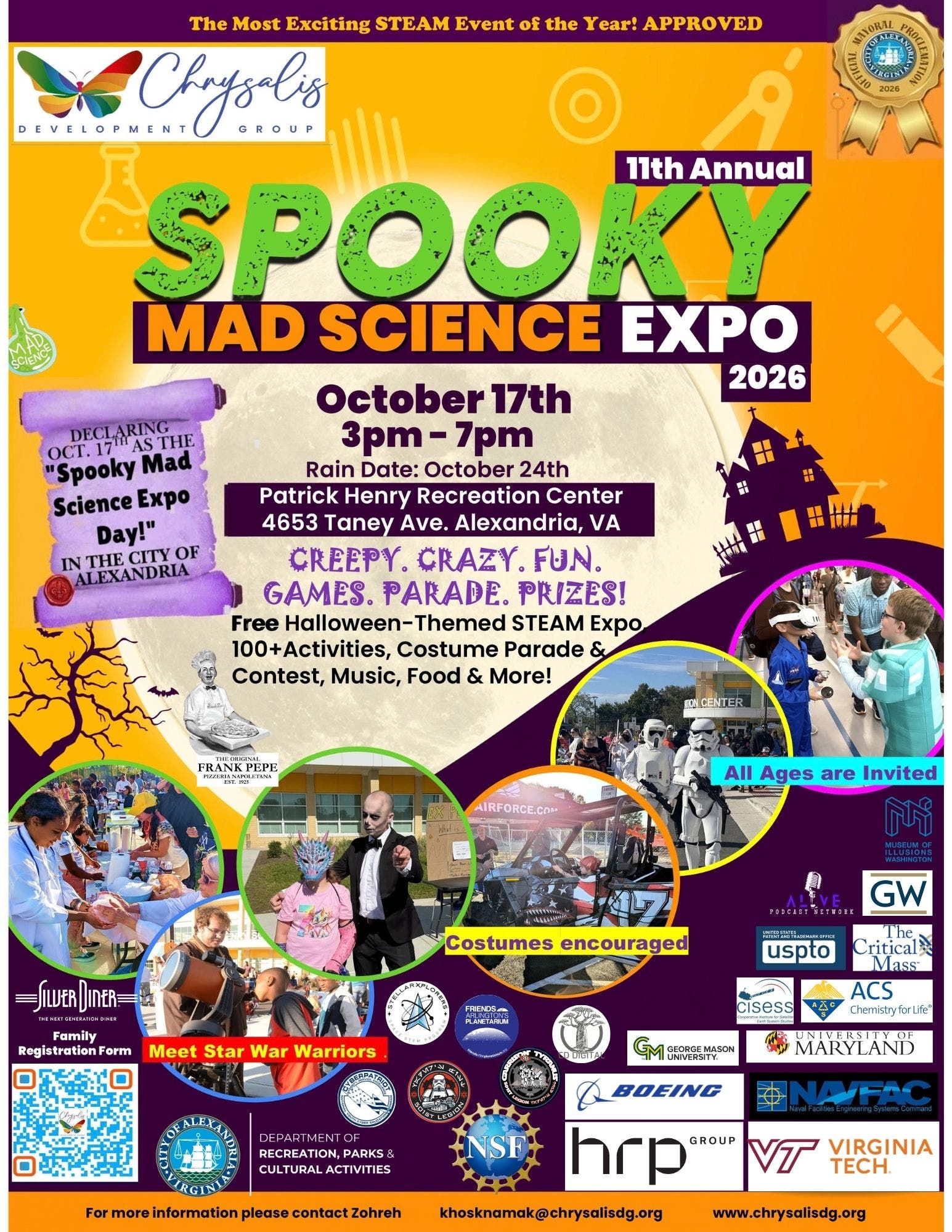 11th Annual Spooky Mad Science Expo: A Little Halloween. A Lot of Science
