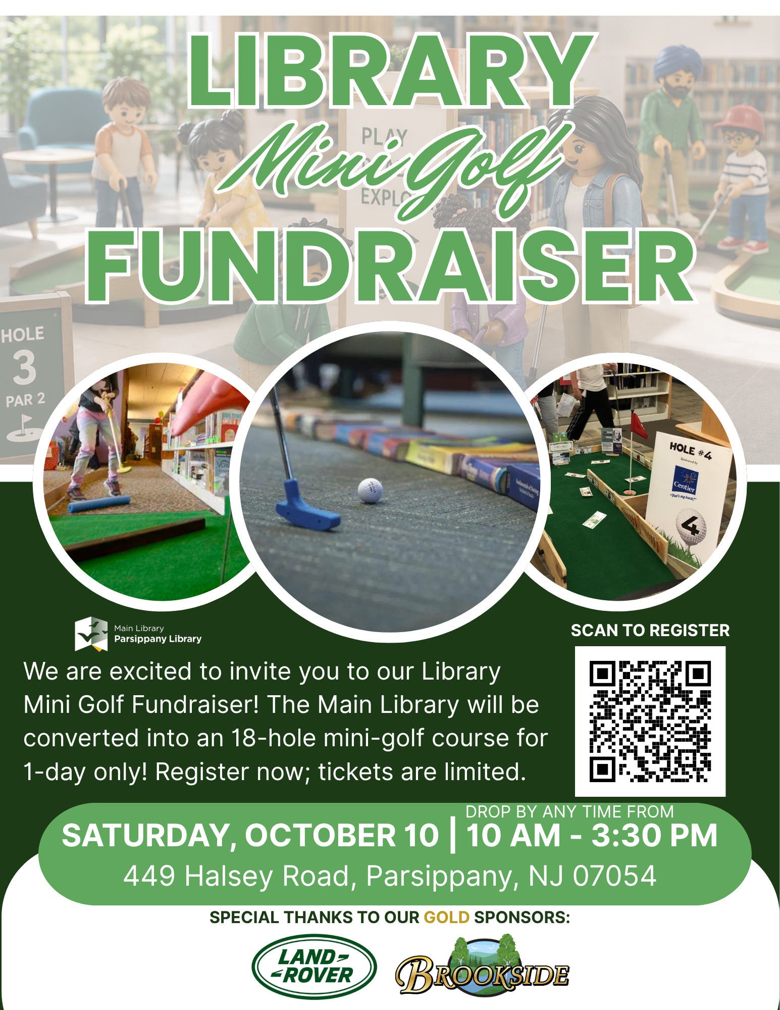Library Mini Golf Fundraiser