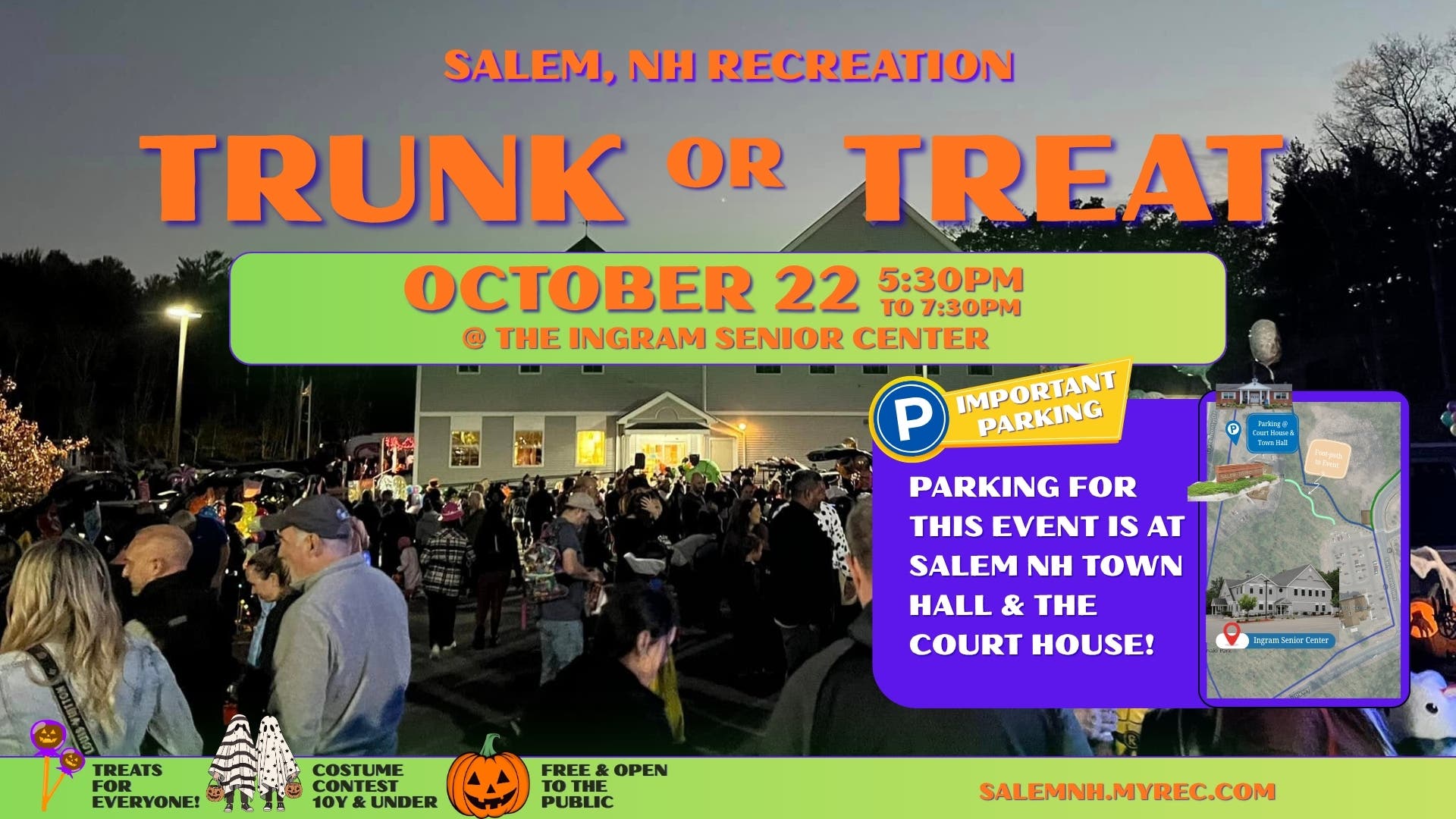 FREE EVENT - Salem Rec Trunk or Treat Event!