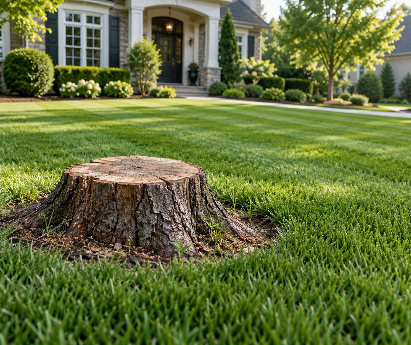 Stump grinding in Woodstock: what it actually costs, before you call