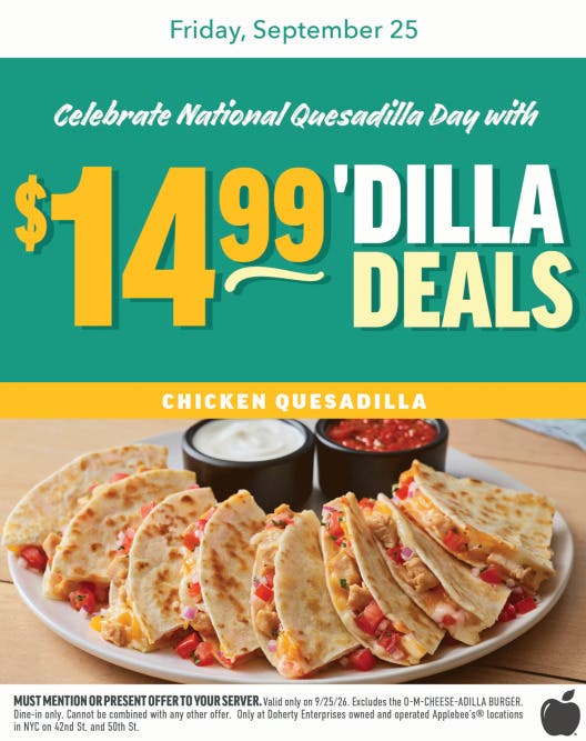 National Quesadilla Day