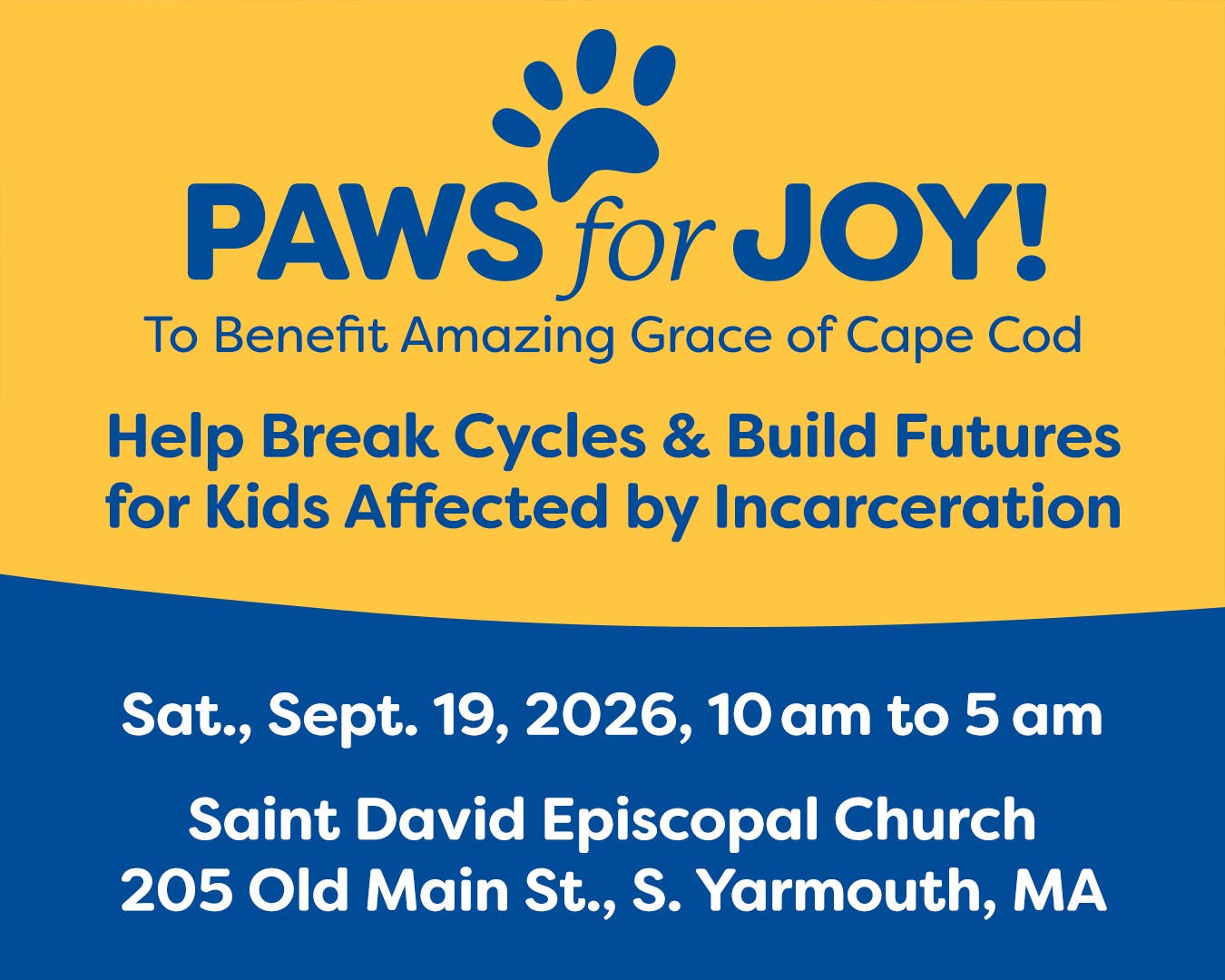 Paws For Joy: Festival to Benefit Children Affected by Incarceration