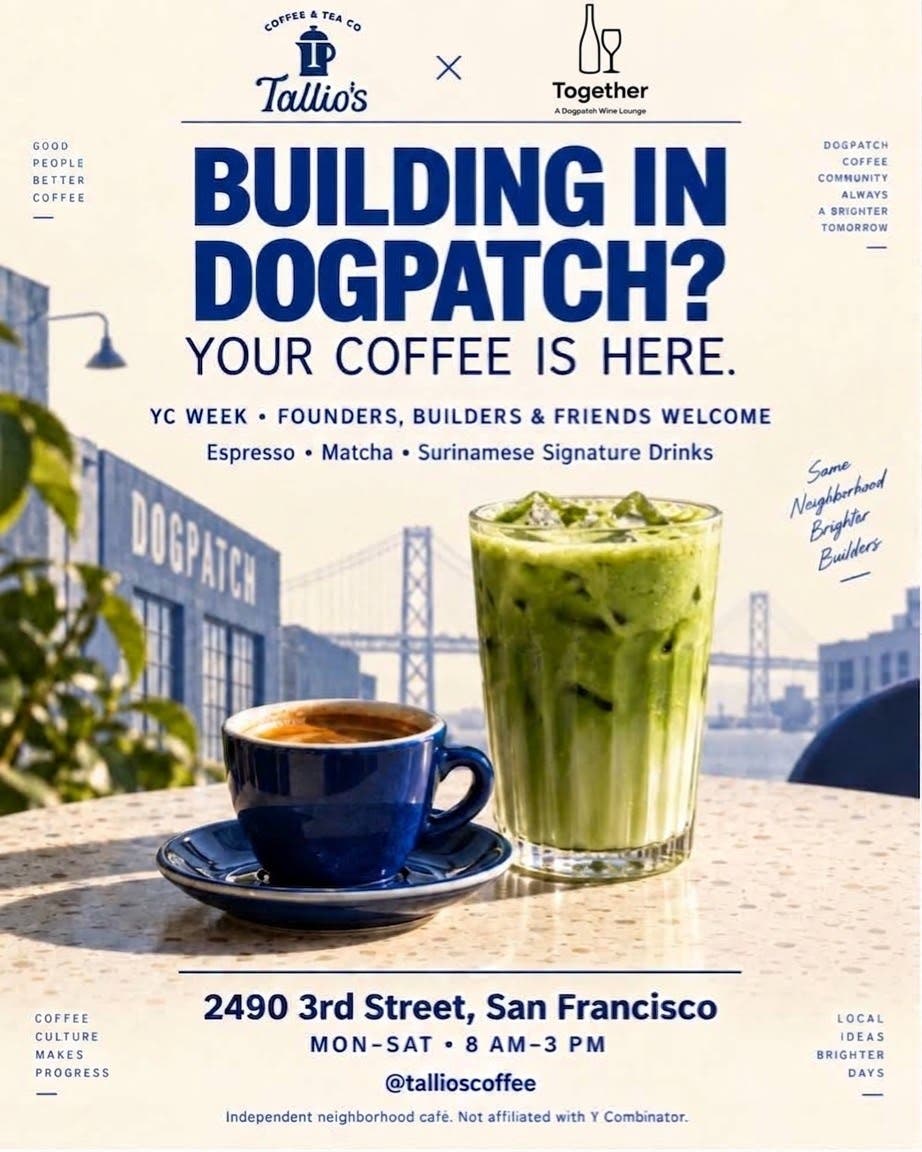 Tallio’s Dogpatch Coffee & Surinamese Street Eats Pop-Up