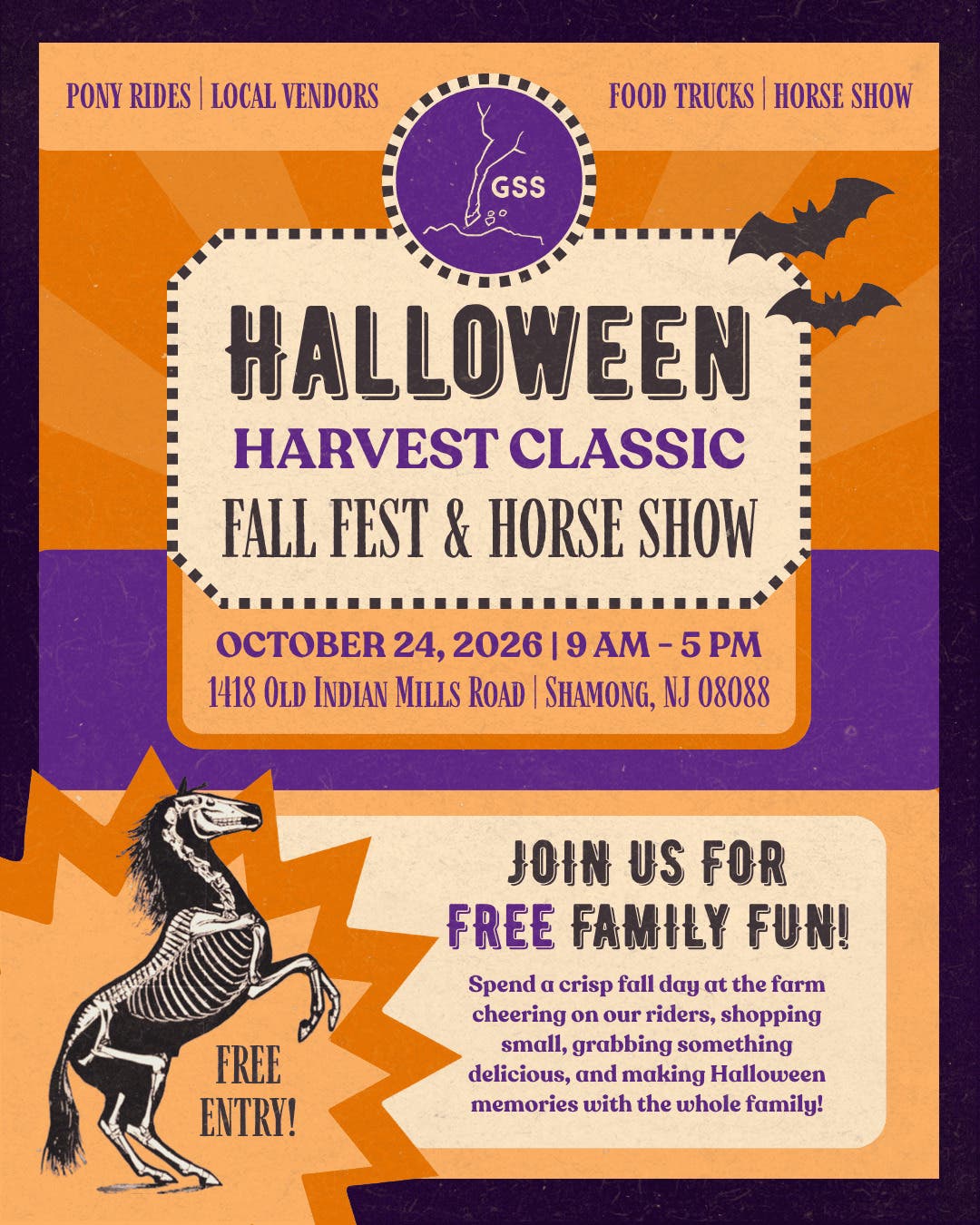 GSS Halloween Harvest Classic: Fall Fest & Horse Show
