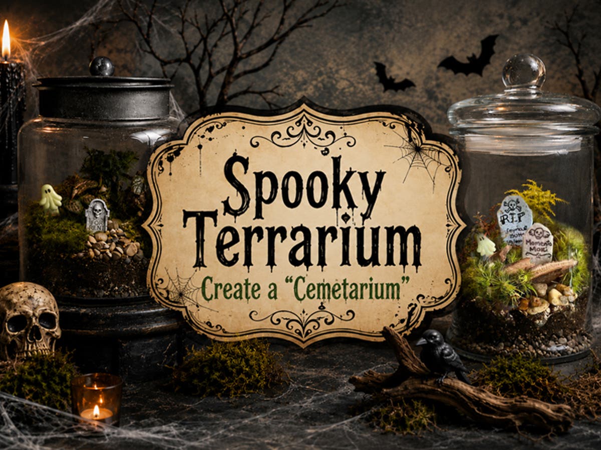 Create a Spooky Terrarium at Copper Moon Studio