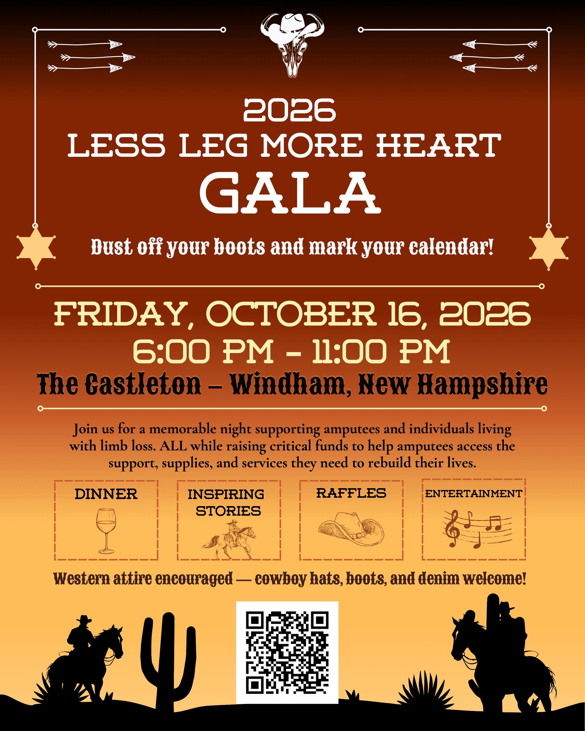 Western Gala (benefitting Less Leg More Heart)