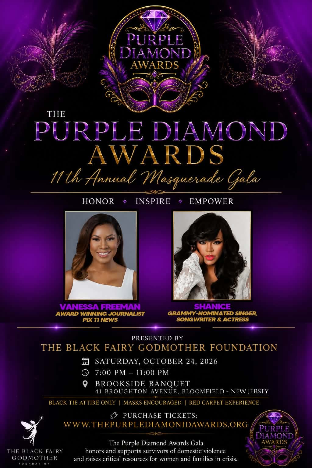The Purple Diamond Awards 11th Annual Masquerade Gala