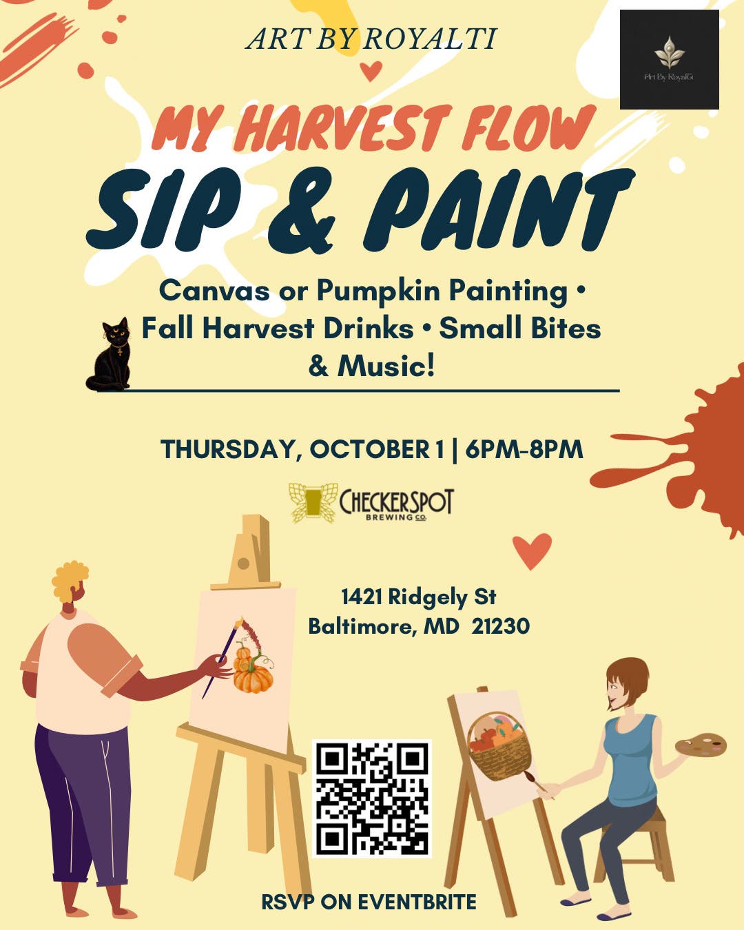 My Harvest Flow Sip & Paint