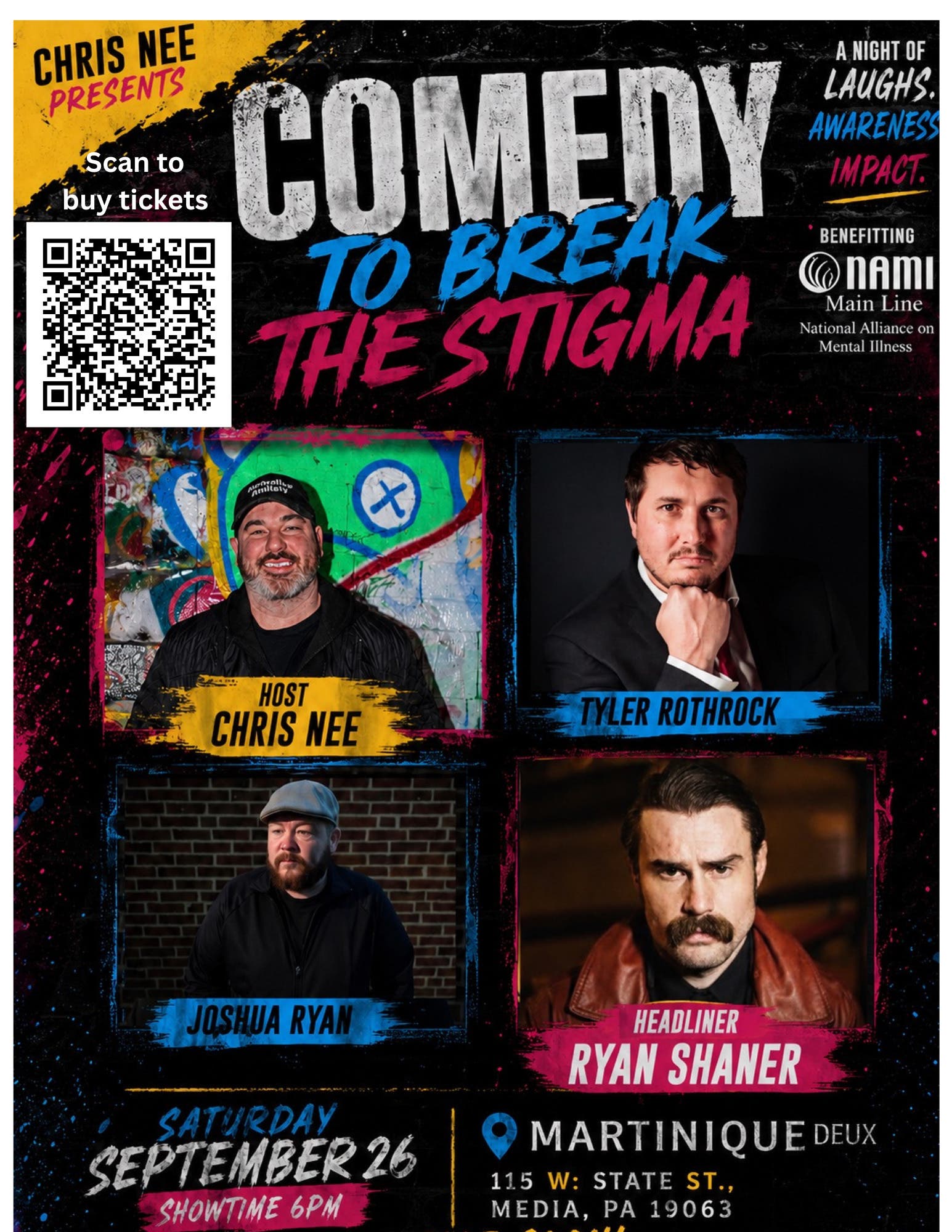 Comedy To Break The Stigma