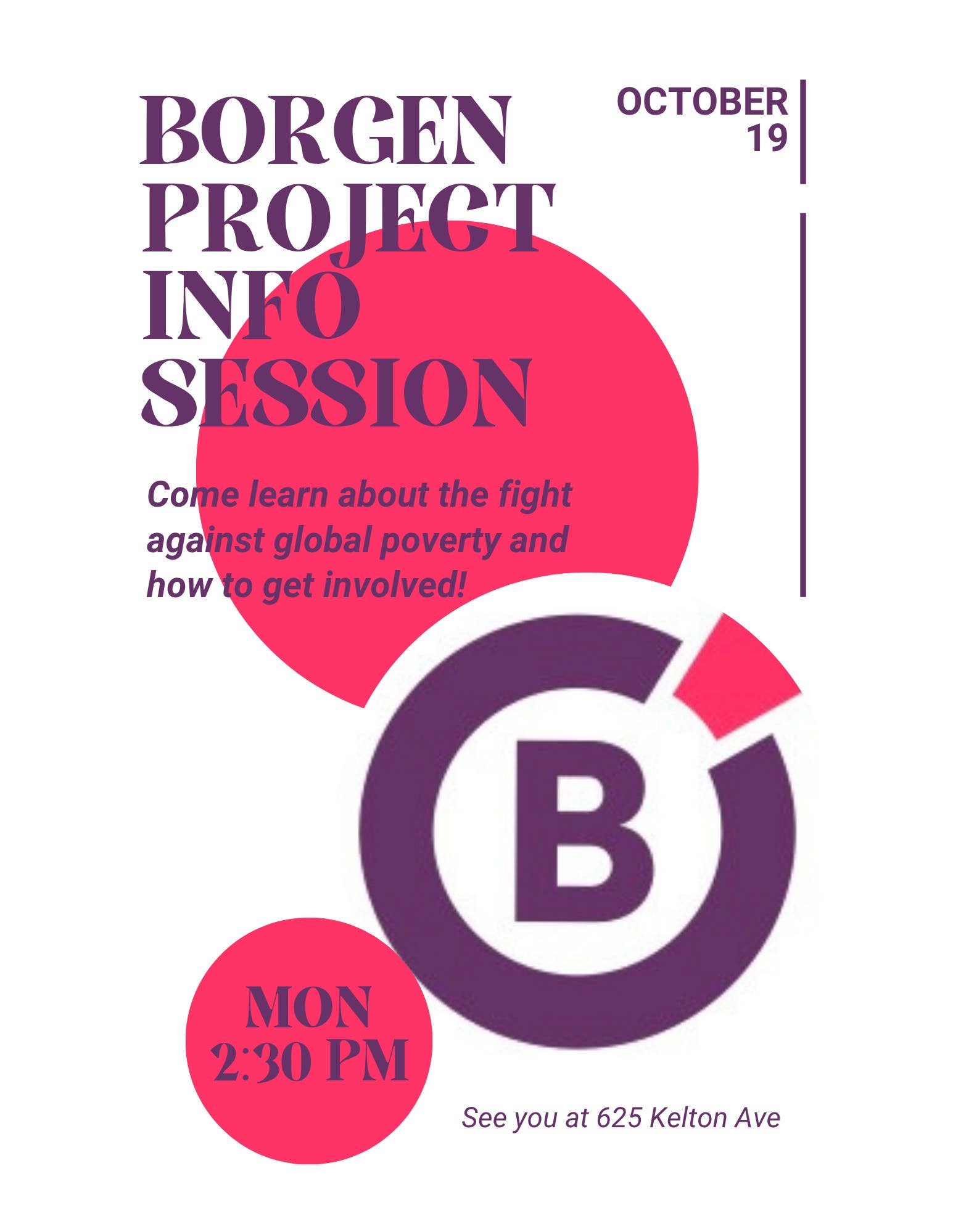 The Borgen Project Information Session
