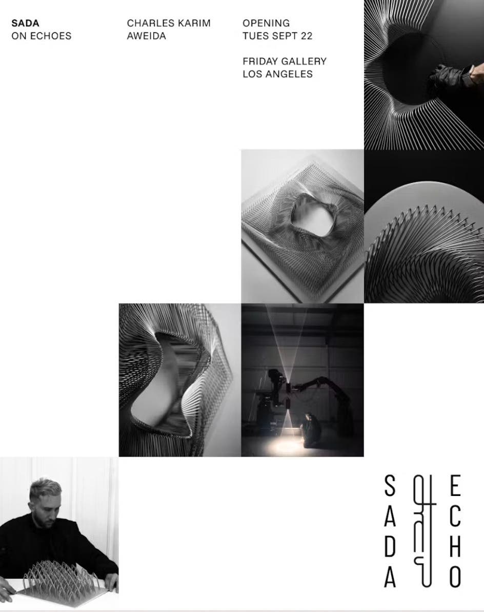 S A D A صدى On Echoes / Opening Reception