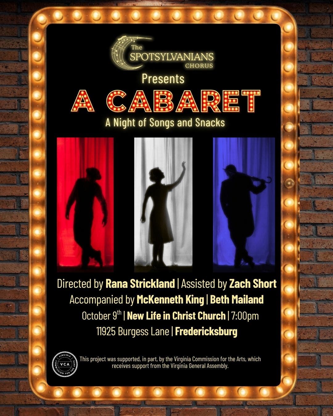 The Spotsylvanians Chorus Presents A Cabaret