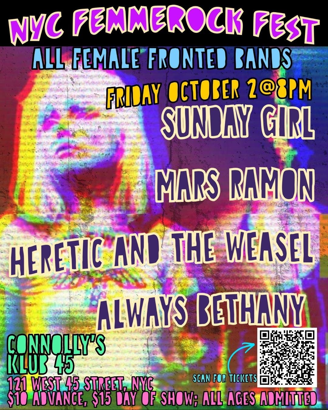 SundayGirl(Blondie tribute) @ the FemmeRock Fest 