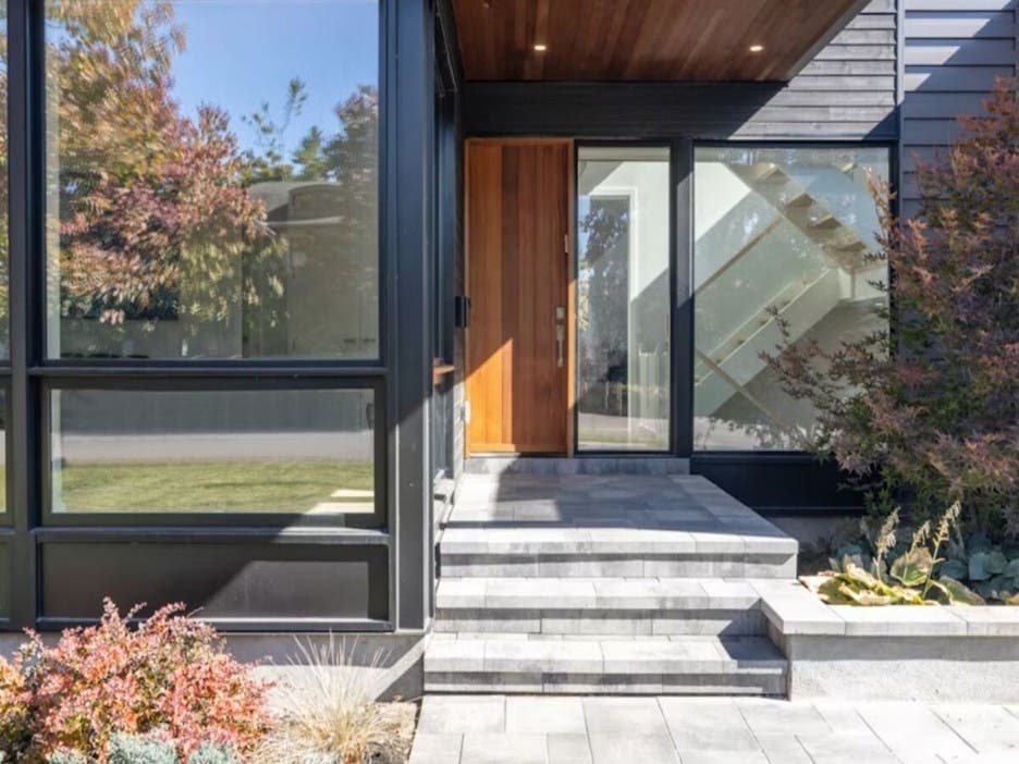 Exterior door of a modern house