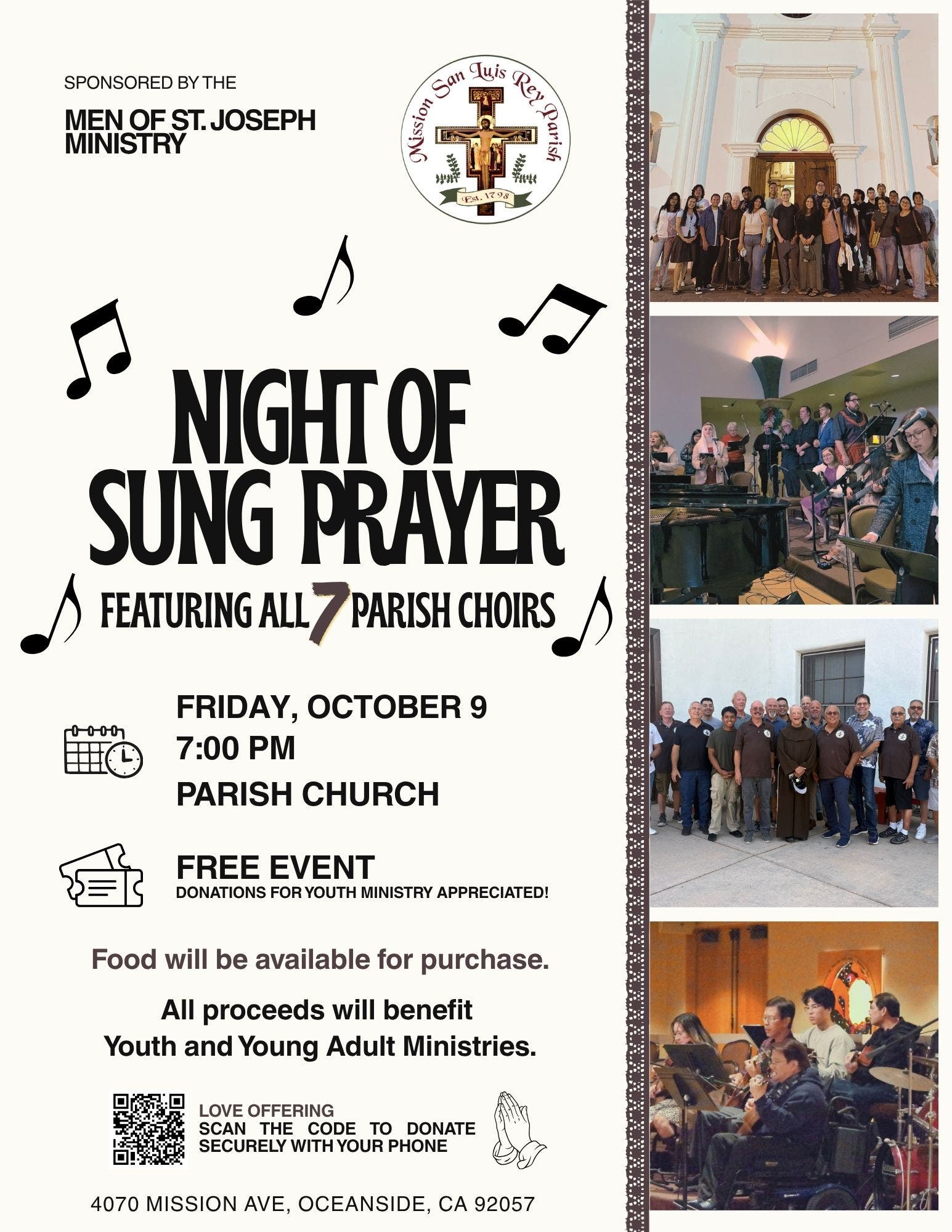 Night Of Sung Prayer - Free Event