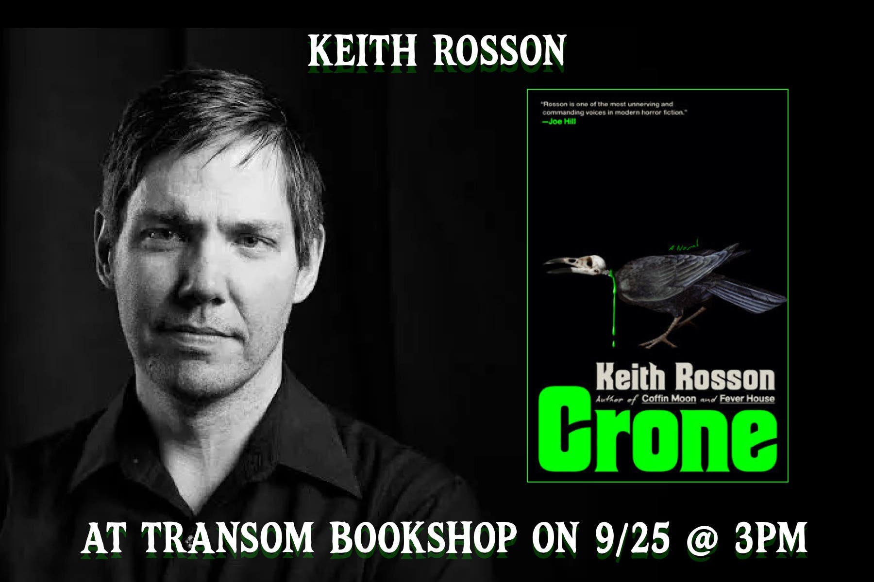 Meet Bestselling Horror Writer Keith Rosson