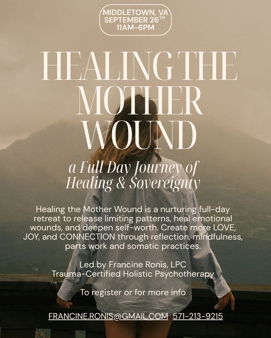 Healing The Mother Wound full day retreat