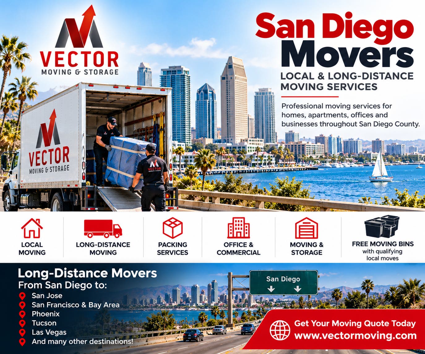 San Diego Movers | Local & Long-Distance Moving Services