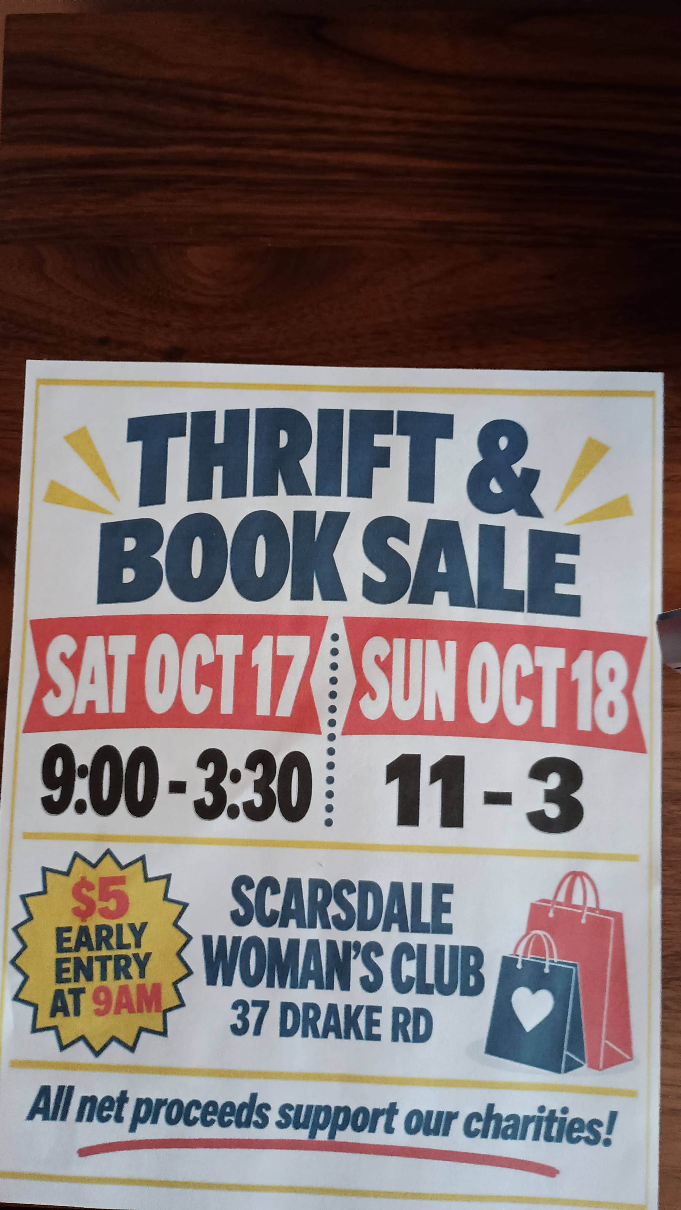 Thrift & Book Sale