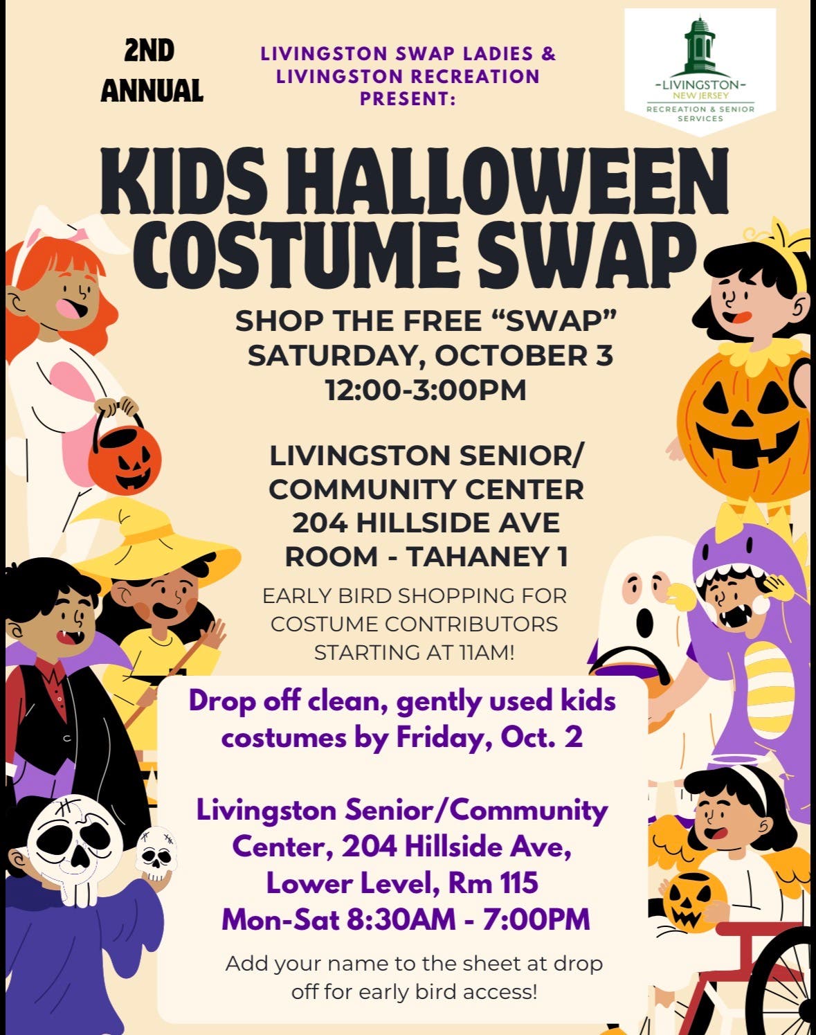 2nd Annual Kids Halloween Costume Swap