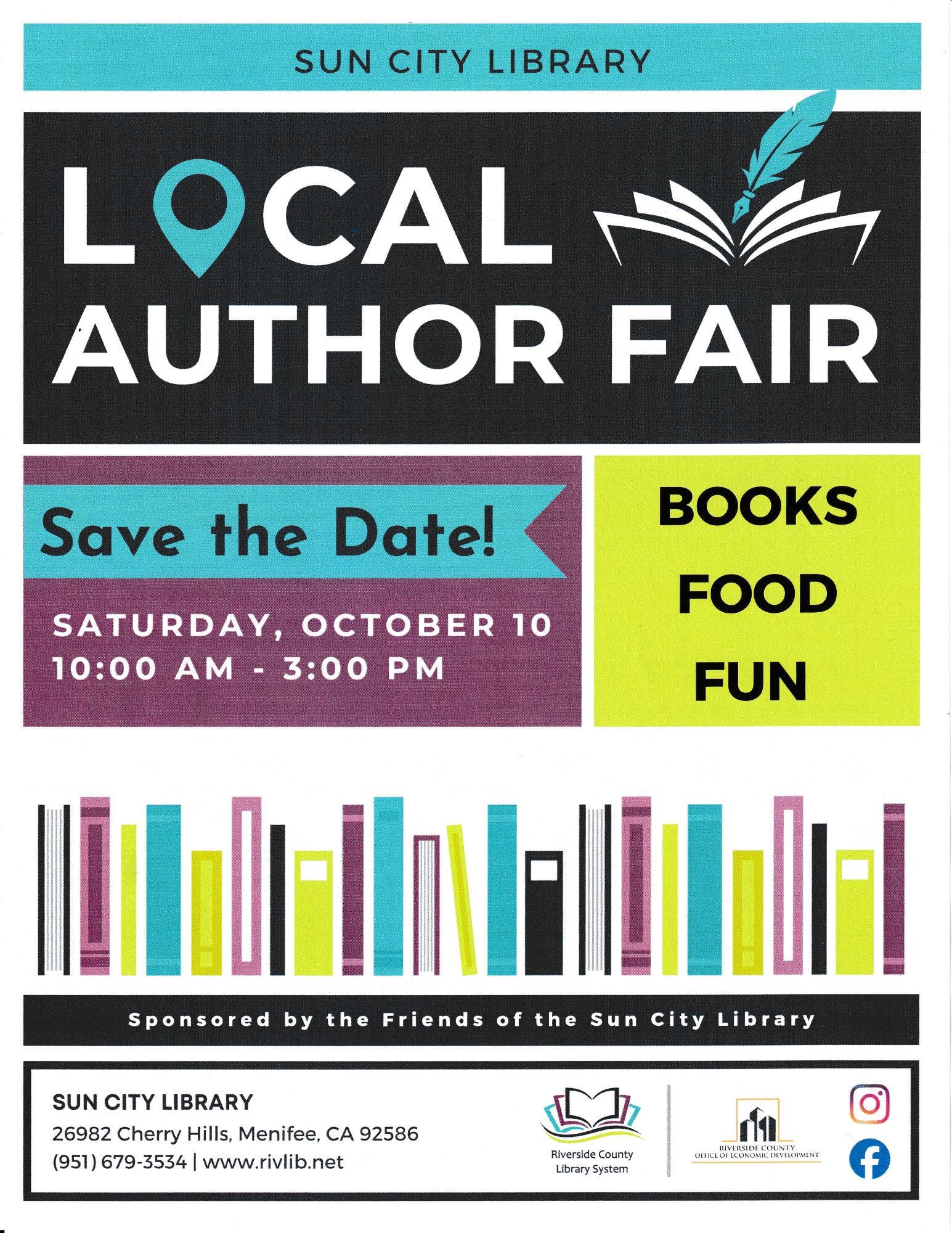 Local Author Fair at Sun City Library