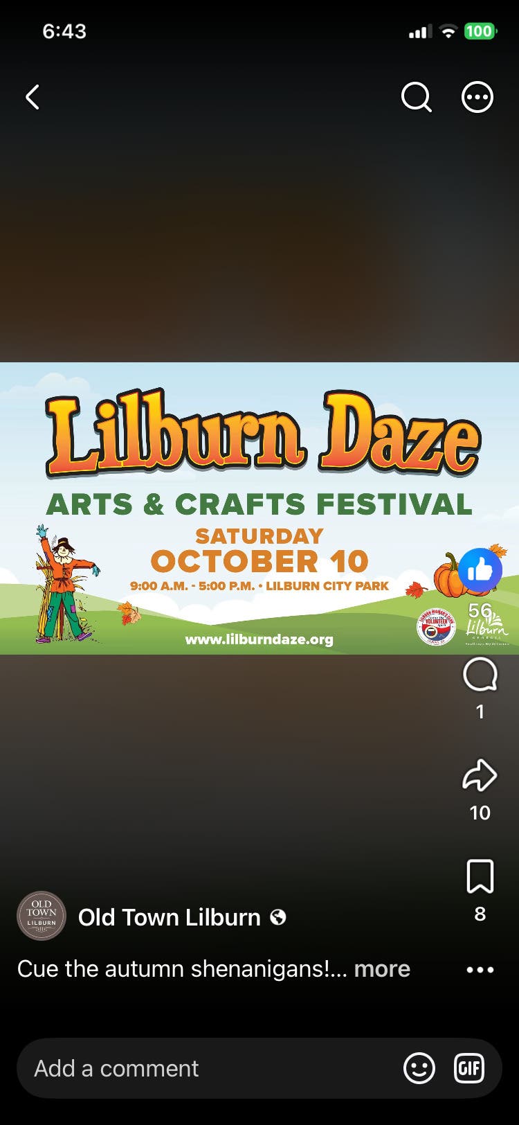 Lilburn Daze Arts & Crafts Festival