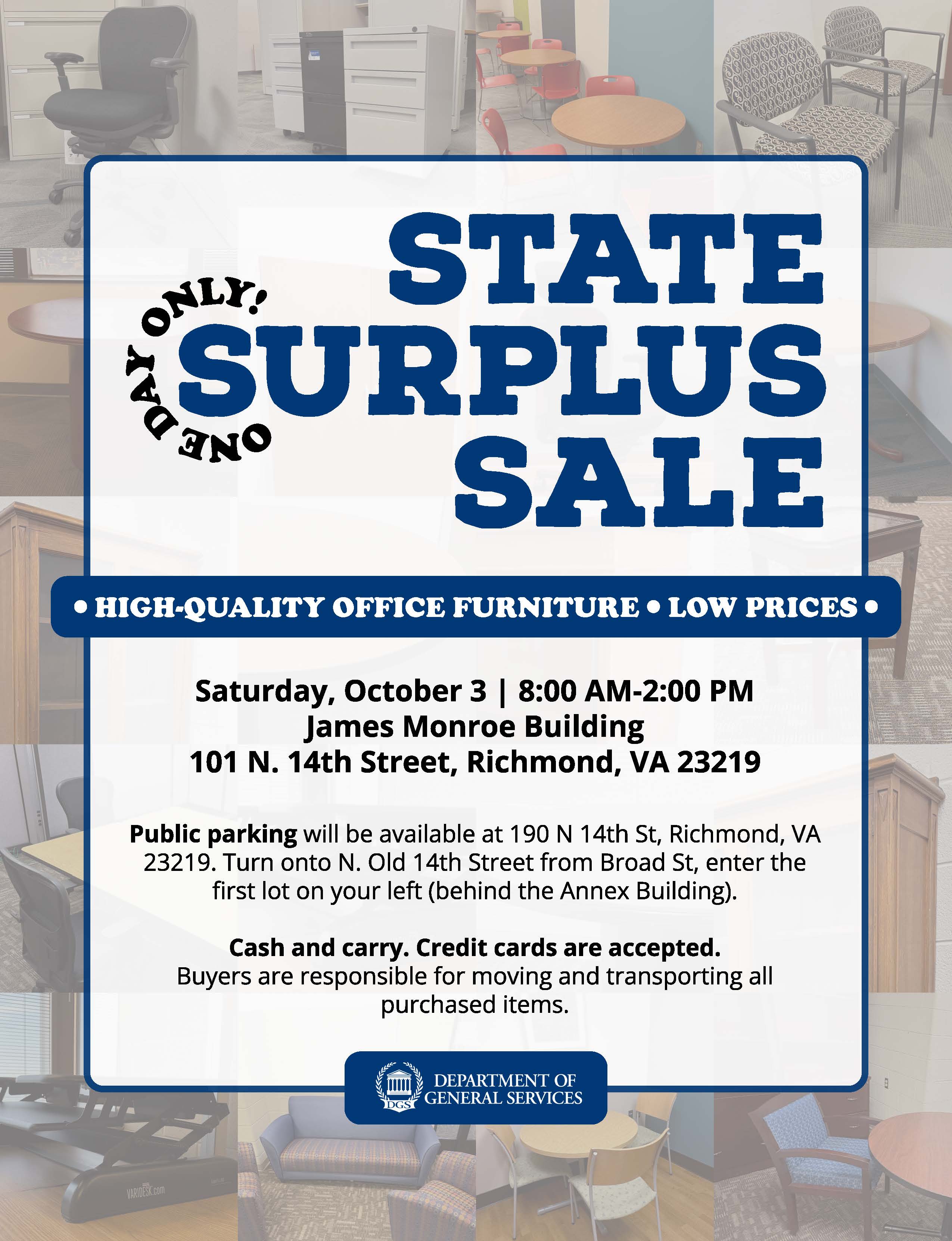State Surplus Sale