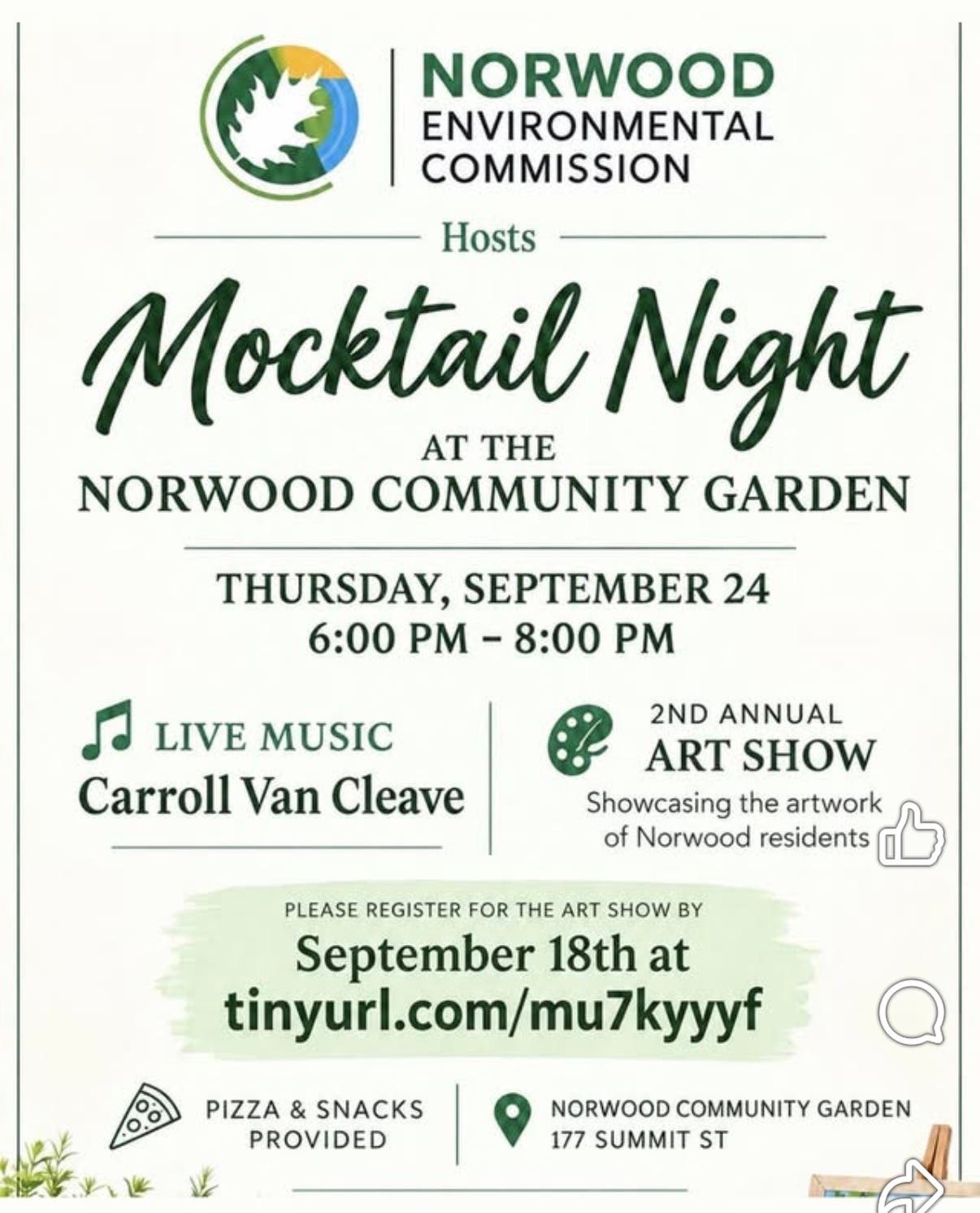 Mocktail Mixer and Art Show