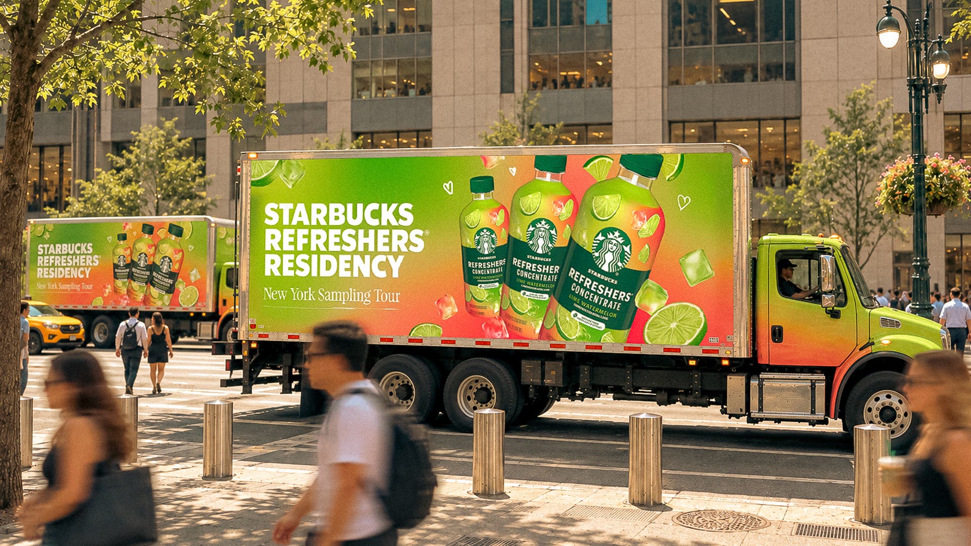  Starbucks Refreshers® Residency NYC Sampling Tour 