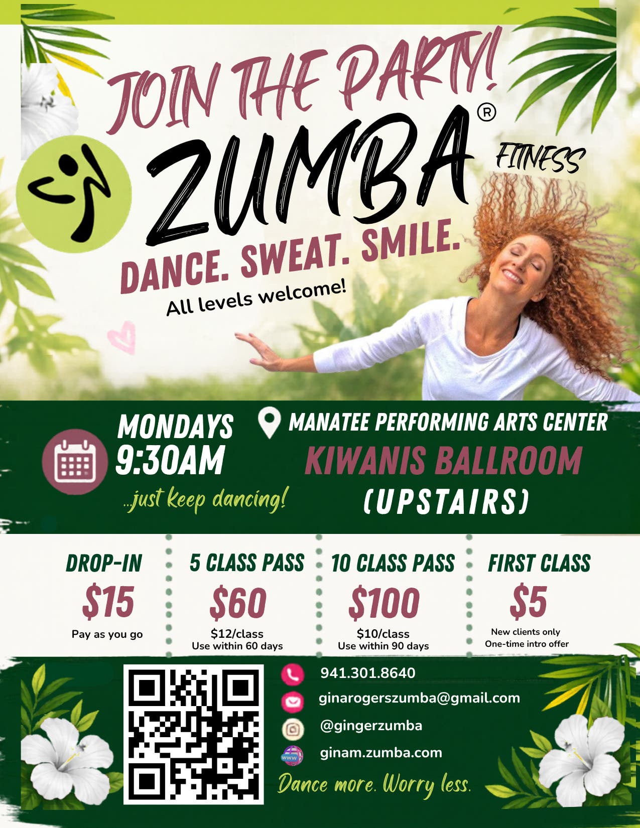1st Zumba ® Fitness Class in the KIWANIS BALLROOM