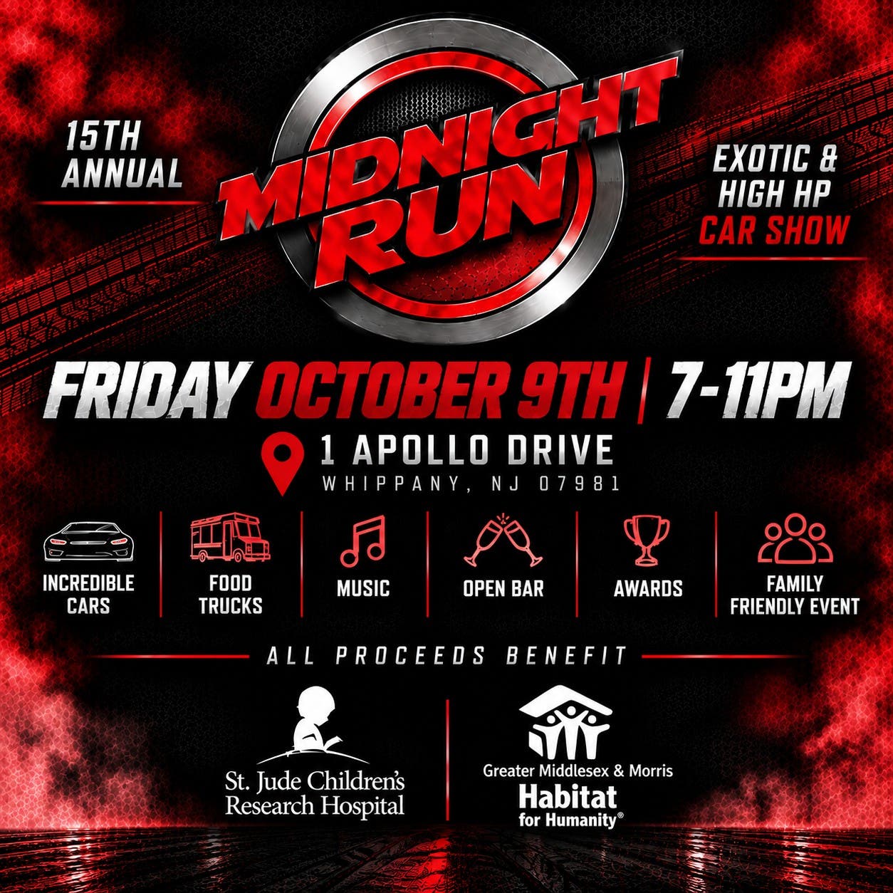 Midnight Run Charity Car Show & Rally