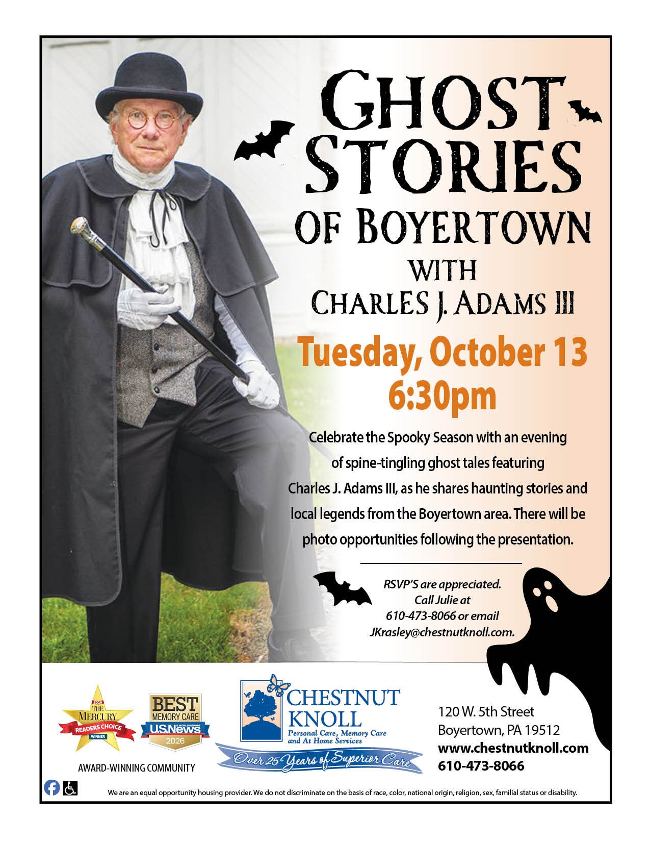 Ghost Stories of Boyertown with Charles J. Adams III