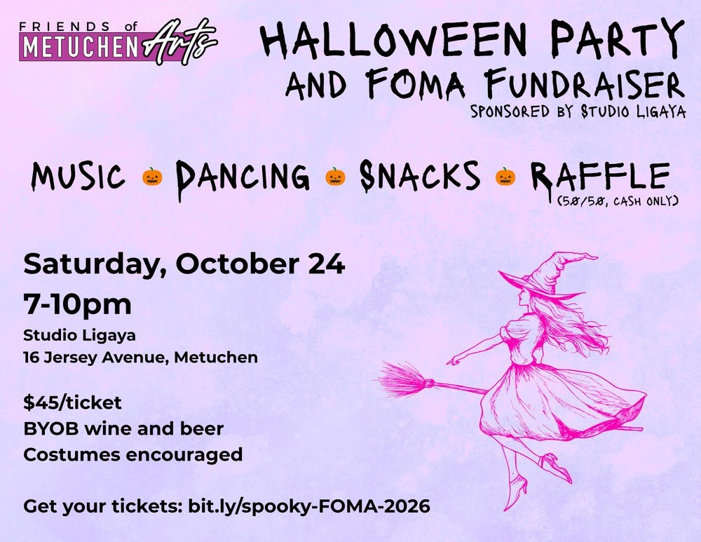 Friends of Metuchen Arts Halloween Party And Foma Fundraiser