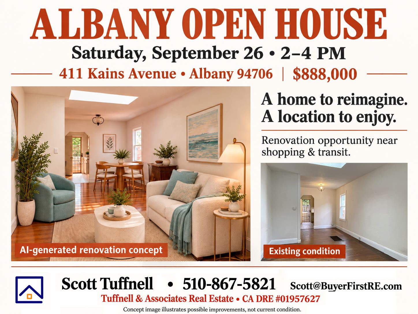 Albany Open House: 411 Kains Avenue — $888,000