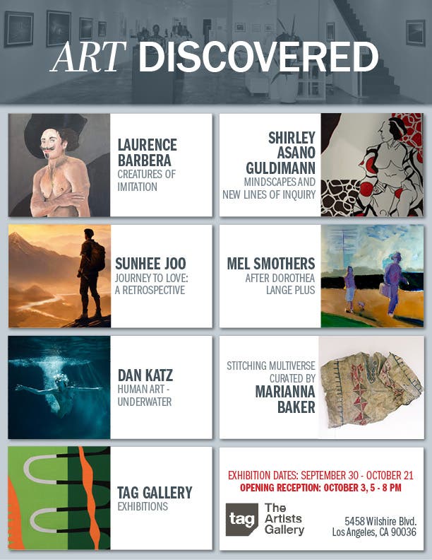 TAG Gallery Presents 5 Solo Artists and Stitching Multiverse Curated by Marianna Baker
