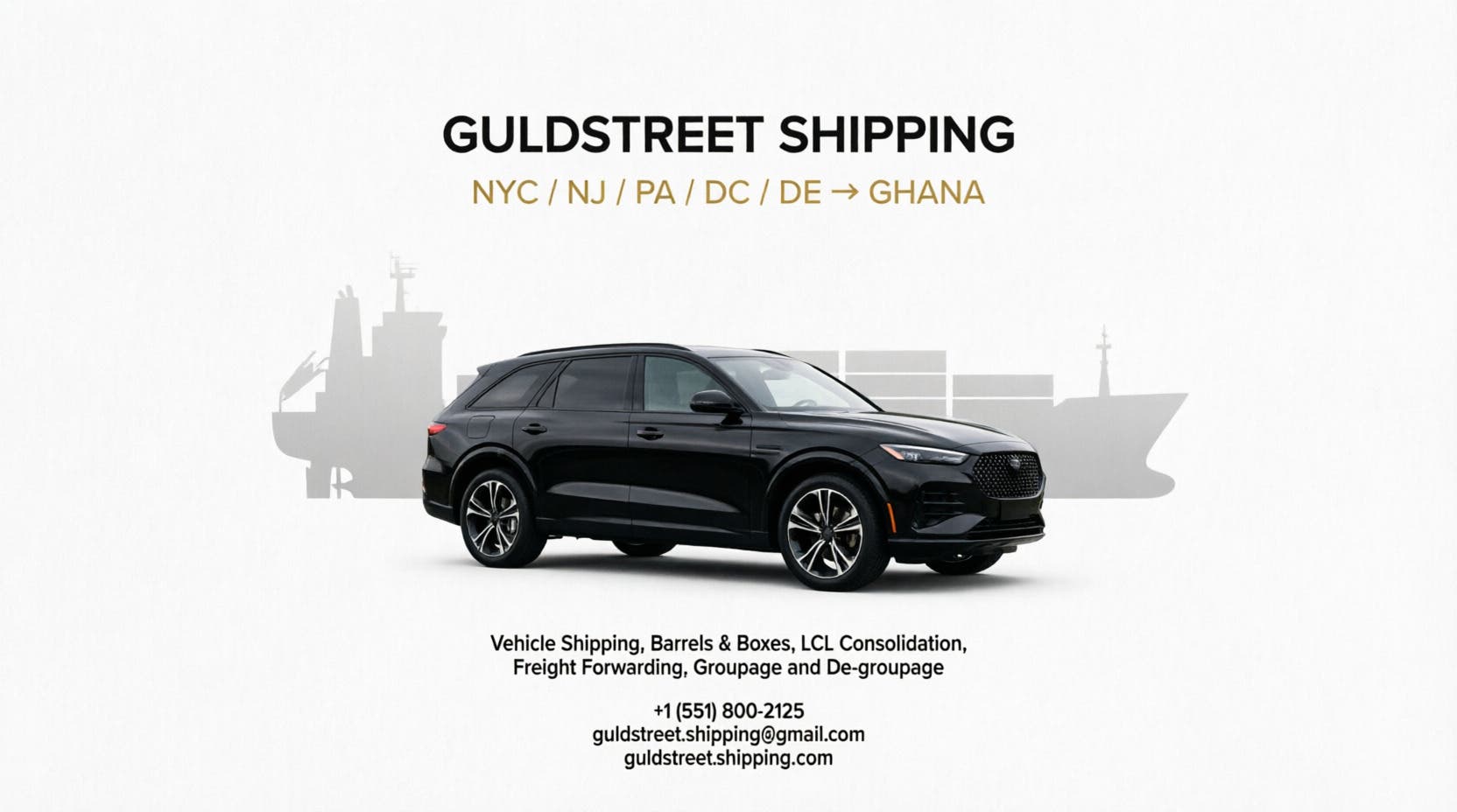 Car Shipping to Ghana: Free Q&A (Online)