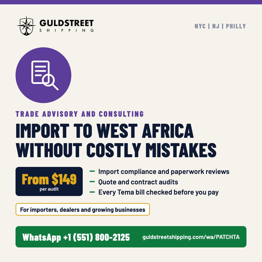 Import and Export Consulting for Ghana and West Africa: Avoid Costly Mistakes [B2B]
