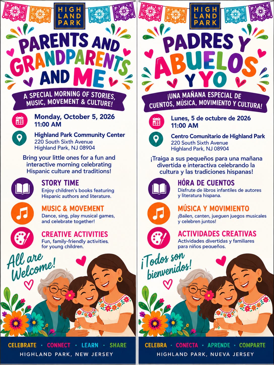 Parent, Grandparent & Me Activity