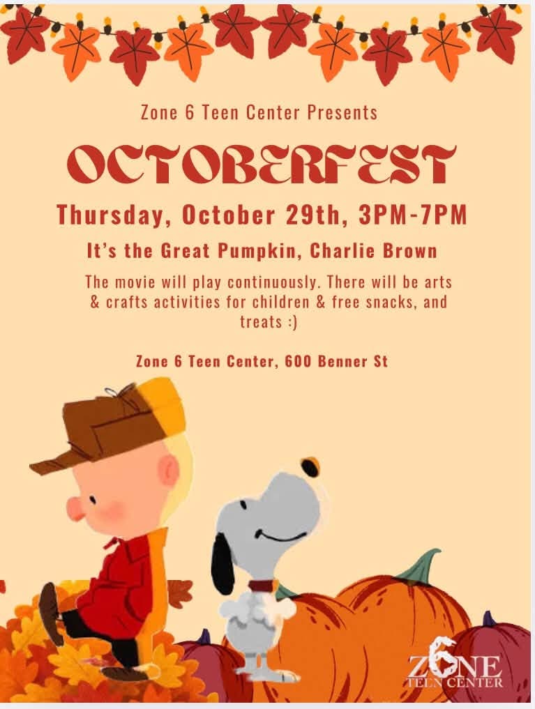 Zone 6 Teen Center Octoberfest