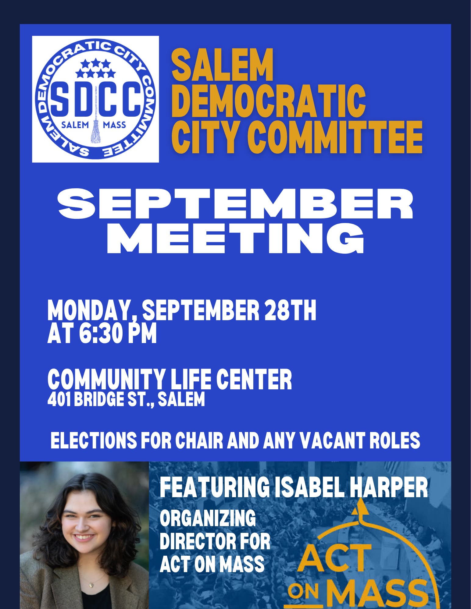 Salem Democrats September Meeting