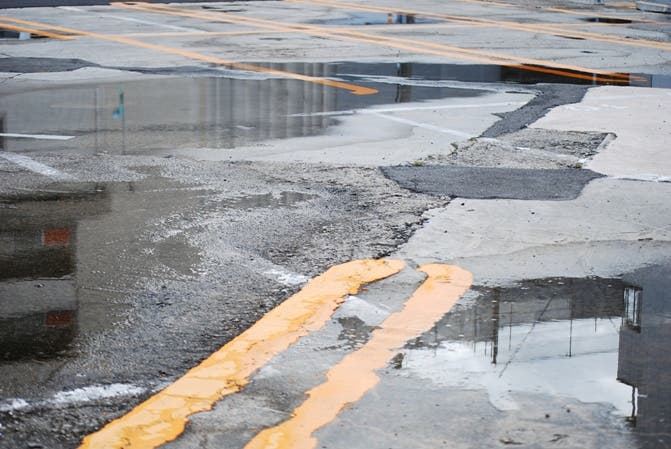 What Arizona Monsoon Storms Can Do to Your Parking Lot