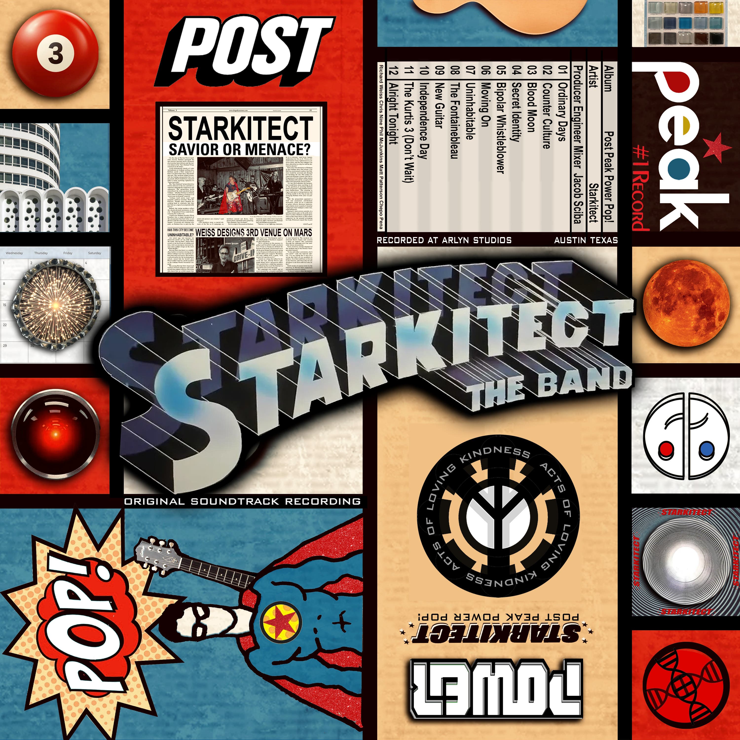 Starkitect’s “Post Peak Power Pop!” Album Release Show + Musical Premiere