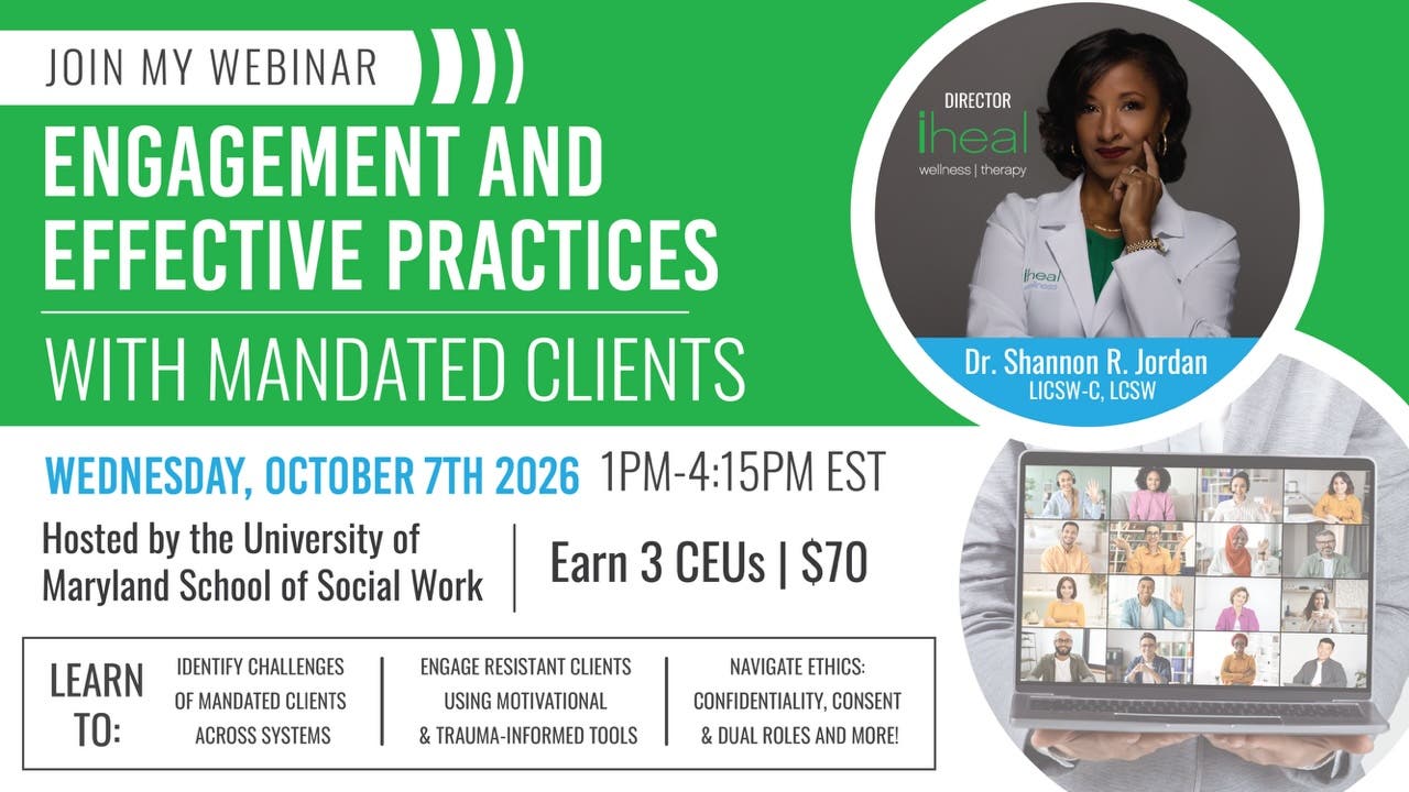 Engagement And Effective Practices With Mandated Clients (3 CEUs)
