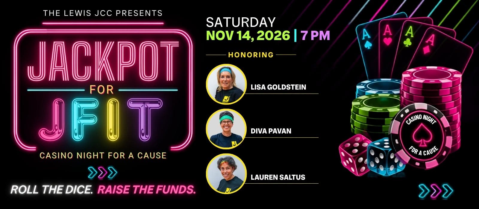 Jackpot for Jfit: Casino Night for a Cause